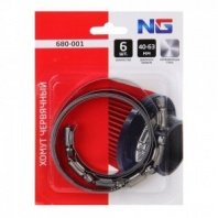 Хомут червячный 40-63мм, 6 шт NG