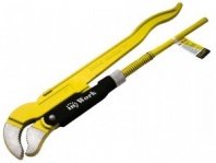 Ключ трубный рычажный №1, 1", 45˚, S-образные губки с углом наклона CrV