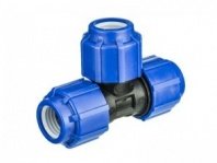 Тройник ПНД 20, компресс. для ПЭ труб, 50050020 Lm34014202020, РемоКолор