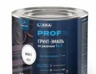 Грунт-эмаль база С 2,8кг, 4 в 1, по ржавч, быстросохнущ, Лакра PROF IT