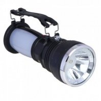 Фонарь прожектор 2-в-1 аккумуляторный 24 SMD + 1 Вт LED, шнур 220В, пластик, 17,5x7,5 см ЕРМАК