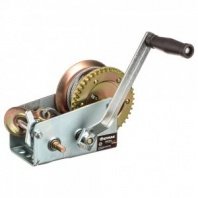 Лебедка ручная шестеренчатая TRT 1201C (метал.трос) 900кг, длина троса 10м ЕРМАК