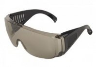 Очки защитные дымчатые, откр.типа, С ДУЖКАМИ ЛИНЗЫ 2мм ПОЛИКАРБОНА, Sturm!