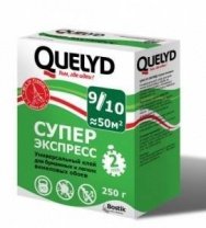 Клей для бумажных обоев 250г, QUELYD "СУПЕР-ЭКСПРЕСС"