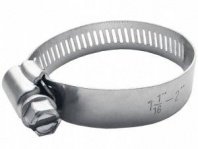 Хомут червячный 165-200мм ширина 12,7мм оцинк., 8