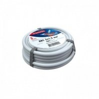 Провод ПВС 2x1,5 (5м), белый, ГОСТ 7399-97 REXANT