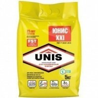 Клей плиточный Unis, ХХI, 5 кг