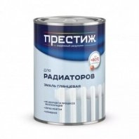 Эмаль для радиаторов белая 0,9кг, алкид, глянцевая, Престиж Стандарт