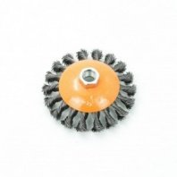 Щетка металл. для УШМ 115мм/М14 тарелка крученая 0,5мм Bohrer