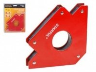 Угольник магнитный 3 угла, до 34кг, угол 45, 90, 135 STARTUL PROFI (ST8500-34) (струбцина магнитная)