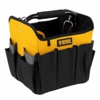 Переноска для инструмента 260х240х300мм, 22 кармана, наплечный ремень Denzel