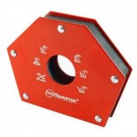 Угольник магнитный 6 углов, до 34кг, угол 30, 45, 60, 75, 90, 135