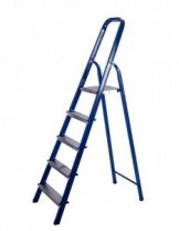 Лестница стремянка 5 ст, стальная, (сталь+ алюм. ступени), STAIRS CS05