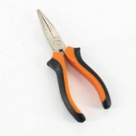 Длинногубцы 160мм, прямые, Bohrer Мастер (сталь CrV HRC 55-60) двухкомпонентная рукоятка (Germany typ