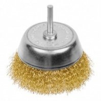 Щетка для дрели 100мм, чашка пушистая со шпилькой РемоКолор