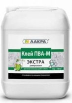 Клей ПВА-М 10кг универсальный Лакра Экстра (канистра) Л-С