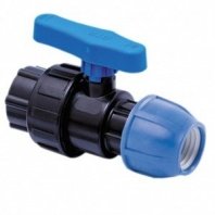 ПНД кран d20х1/2", внутр рез, РосТурПласт