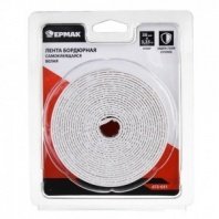 Лента бордюрная 38ммх38ммх3,35м, белая, полиэтилен Ермак
