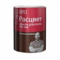 Эмаль ПФ-266 золотисто-коричневая 0,9кг, для пола, алкид, Расцвет