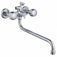 Смеситель для ванны, Эверест, с кран-буксой, хром, B22-336