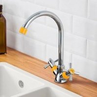 Смеситель для кухни, Frud, с кран-буксой, жел, R49118-9