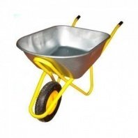 Тачка 1-кол строительная 100л 200кг на пневмоколесе 4,00-8-12 REDVERG RD-WB200RPU