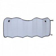 Шторка солнцезащитная на лобовое стекло, 130*60см,серебристая, 110035L NEW GALAXY