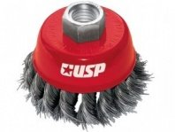 Корщетка-чашка 100 мм, витая, с наклоном, гайка М14