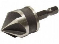Зенкер конический, легированная сталь, хвостовик под биту, 16 мм
