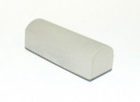 Брусок абразивный 130мм, 130*45*40 мм, узкий с полукруглым верхом, серый, TOR 1305-3130