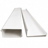 Воздуховод вентиляционный плоский 110мм, 55мм, 2м, пластик, разбор, Viento, В511ВП2 PLUS РАЗБ