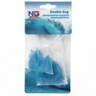 Ароматизатор воздуха пакетики Double Bag, океанский бриз NEW GALAXY