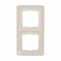Рамка 2 места, горизонтальная, Бежевая DEA KRANZ