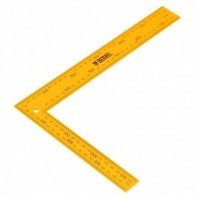 Угольник 300х200мм, стальной, ультрафиолетовая печать (измерительная шкала)// Denzel