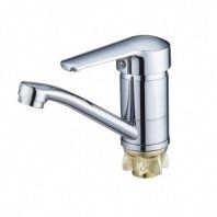 Смеситель для раковины, Solone, корот изл, с картриджем, хром, SIT4-B182