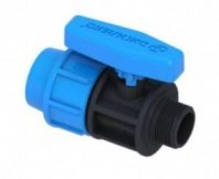 Кран шаровой ПНД 32х1" ВР Джилекс