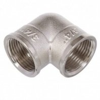 Уголок 1/2" (15мм), Г-Г (м/м), никель, индуп, РосТурПласт