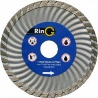 Алмазный диск турбоволна 150х22,2мм, высота алмаз. слоя 7мм, RING