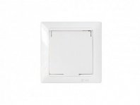 Розетка 1 гнездо С/У, с/з, белая, брызгозащита, Стиль, Bylectrica