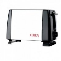 Тостер 750Вт, 2 отдела, 6 степеней поджарки, арт.HJT-016S LEBEN