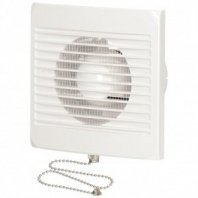 Вентилятор вытяжной настенный 100мм, 13Вт, 130м3/ч, 35дБ, выкл, Viento, 100СВ