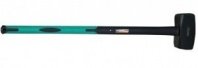 Кувалда 6 кг, фиберглассовая ручка, обрезиненная, обрат.клин. Sturm!