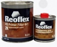 Грунтовка белая 0,8л+отв 0,2л акриловая 4+1 Reoflex