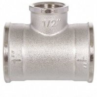 Тройник 1" 1/2, Ду40, Г-Г-Г, никель, РосТурПласт