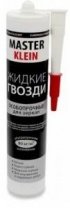 Жидкие гвозди белые 310мл/440гр для зеркал, особопрочные картридж 1344 Master Klein