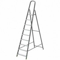 Лестница стремянка 9 ст, стальная (сталь+алюм.ступени) Сибртех