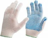Перчатки х/б ПВХ точка Эконом