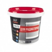 Эмаль для радиаторов супербел, 1кг, акрил, глянцевая, VGT, ВД-АК-1179