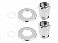 Американка прямая 1" 1/4", Г-Ш, хром (2 шт. в уп.) AV Engineering