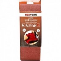 Лента шлифовальная 100х610 мм, Р80, 3шт, REDVERG (920191)